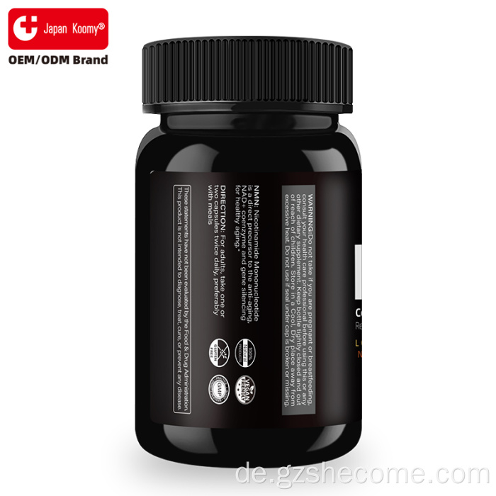 Shecome NMN-Kapseln Anti-Aging-NAD-Unterstützung